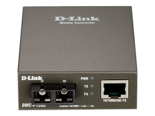 DMC-F15SC 10/100BaseTX til 100BaseFX SC Single-mode mediekonverter 15 km
