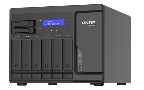 Qnap Ts-h886-d1602-8g 8-bay Desktop Nas billede
