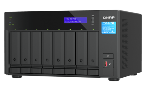 Qnap Tvs-h874t-i9-64g 8-bay Desktop Nas billede