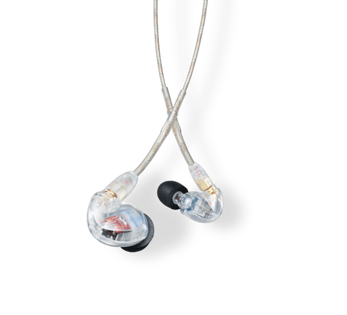 Shure Se425-cl Headset Ledningsført I Ørerne Scene/studie Transparent Transparent