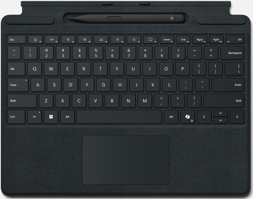 Microsoft Type Cover + Slim Pen 2 Microsoft Surface Pro 10 Sort