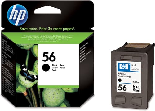 Hp Blæk Sort No.56 - Dj 5550