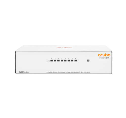 HPE Networking Instant On 1430 8G Switch - Switch - ikke administreret - 8 x 10/100/1000 - desktop, væg-monterbar - BTO