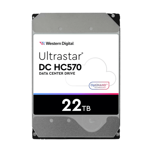 Wd Ultrastar Dc Hc570 22tb 512e 3.5 tommer 7200r/min Sata 6.0 Gbit/s Hdd