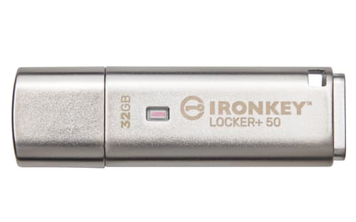 Kingston Ironkey Locker+ 50 32gb Usb Type-a Sølv