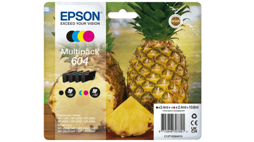 Epson Ink Multipack 604 (b/c/m/y) Total 10.6ml