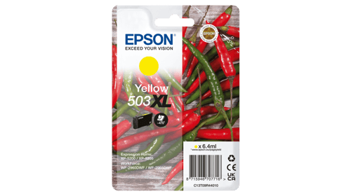 Epson 503 XL-mustekasetti, 6.4 ml, keltainen