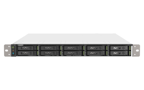 Qnap Ts-h1090fu Nas Teline ( 1u ) Epyc 7302p 128 Gb Ddr4 0 Tb Quts Hero Musta, Harmaa