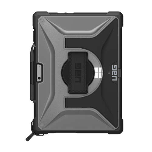 UAG Plasma Series Rugged Case for Surface Pro 9 - Plasma Series w/ Handstrap and Shoulder Strap- Clear