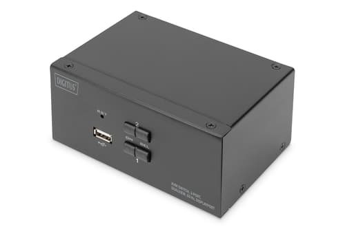 Digitus Kvm Switch 2-portar Dual Display 4k Displayport