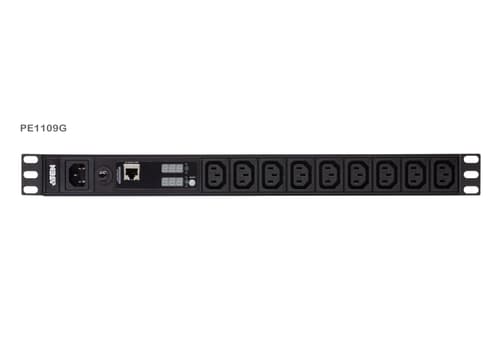 Aten Pe1109g-at-g Strømforsyningsenhed (pdu) 9 Ac Stikkontakt(er) 1u Sort billede