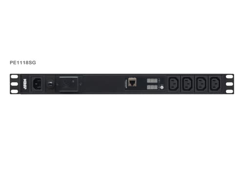 Aten Pe1118sg-at-g Strømforsyningsenhed (pdu) 18 Ac Stikkontakt(er) 1u Sort