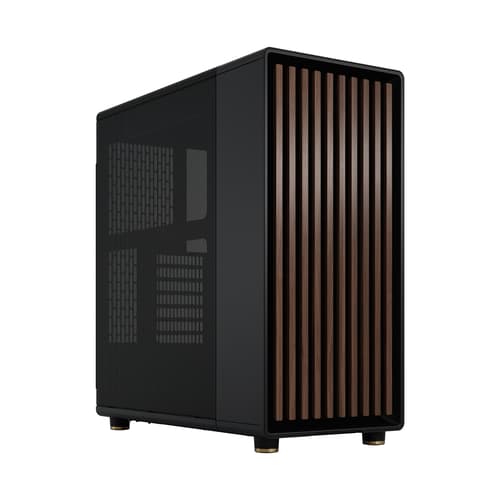 Fractal Design North - Mid tower - ATX - ingen strömförsörjning (ATX) - kolsvart - USB/ljud