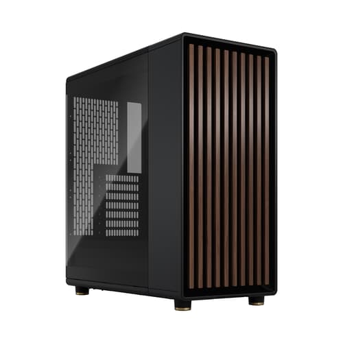 ATX kabinet Fractal Design North Tower - sort med glasvindue