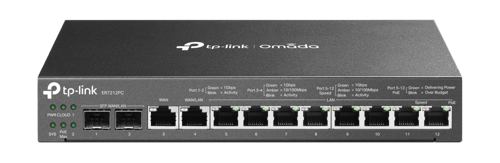 Tp-link Omada Er7212pc Kabelansluten Router Gigabit Ethernet Svart