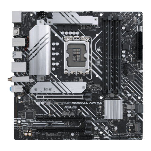Asus Prime B660m-a Wifi D4 Lga 1700 Micro-atx Bundkort billede