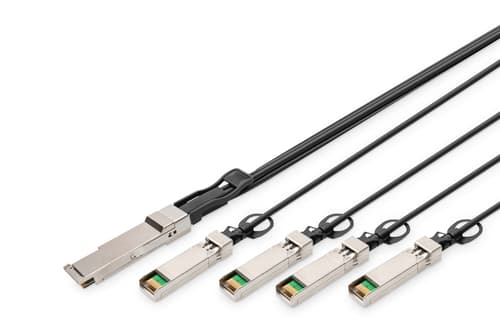 Digitus Dn-81321 Qsfp+ Dac Breakout Cable 1m 1m. Qsfp+ 4 X Sfp+ billede