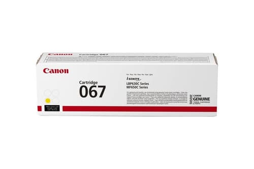 Canon Toner Yellow 067 Y 1.25k