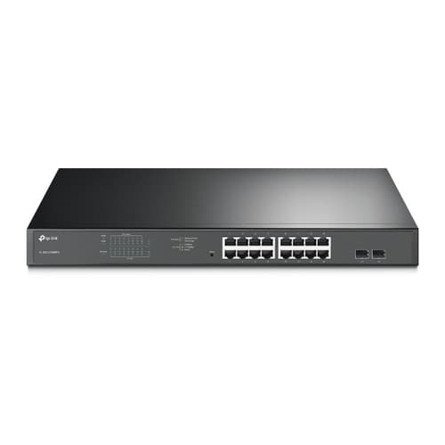 Tp-link Tl-sg1218mpe Administreret L2 Gigabit Ethernet (10/100/1000) Strøm Over Ethernet (poe) 1u Sort