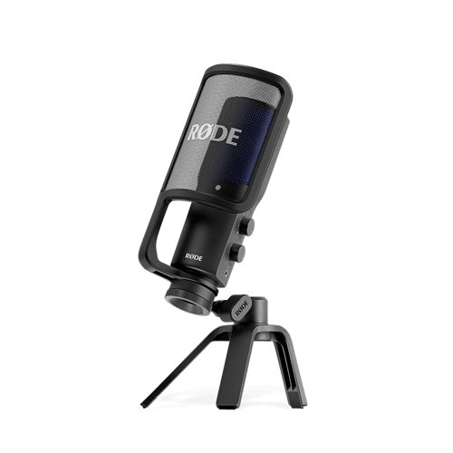 USB mikrofon RØDE NT-USB+ - sort studiemikrofon