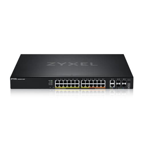 Zyxel Nebula Xgs2220 24-port 2x10g 4xsfp+ Poe 400w Switch billede