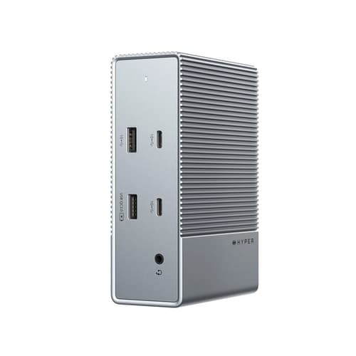 Hyper Targus Hdg215-euz Gränssnittshubbar Usb 3.2 Gen 2 (3.1 Gen 2) Type-c Silver Usb-c 3.2 Gen 2 (3.1 Gen 2) 3,5mm, Displayport, Hdmi, Rj-45, Usb 3.2 Gen 2 (3.1 Gen 2) Type-a, Usb 3.2 Gen 2 (3.1 Gen 2) Type-c