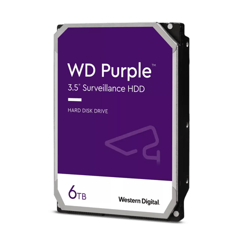 Wd Purple 6tb 3.5 tommer 5400r/min Sata 6.0 Gbit/s Hdd