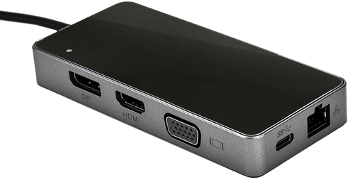 Prokord Moniportti Usb-c-sovitin 4k Hdmi:llä, Lan:lla Ja Virransyötöllä Usb-c 3.2 Gen 2 (3.1 Gen 2)