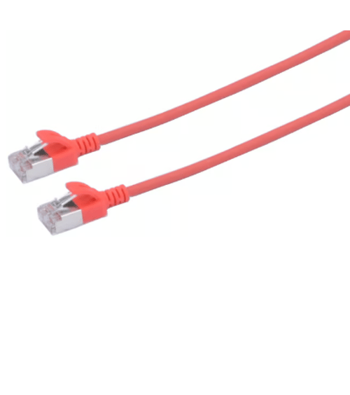 Nettverkskabel Lszh Rj-45 Cat6a 2.5m Rød