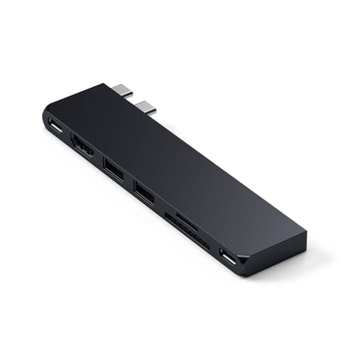 Satechi St-hucphsd Kannettavien Tietokoneiden Telakka Ja Porttitoistin Telakointi Usb 3.2 Gen 2 (3.1 Gen 2) Type-c Musta Usb-c 3.2 Gen 2 (3.1 Gen 2)