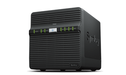 Synology Diskstation Ds423 Nas- Ja Tallennuspalvelimet Ethernet Lan Musta Rtd1619b
