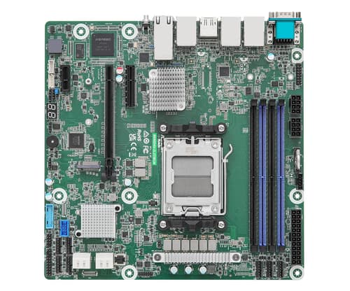 Asrock B650d4u-2l2t/bcm Bundkort Amd B650 Express Sokkel Am5 Micro Atx Am5 Micro-atx