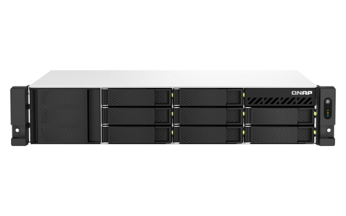 Qnap Ts-864eu-8g Nas- Ja Tallennuspalvelimet Teline ( 2u ) Intel® Celeron® 8 Gb Ddr4 0 Tb Qnap Turbo System Musta
