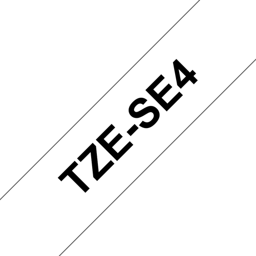 Brother Tape 18mm Tze-se4 Musta/valkoinen