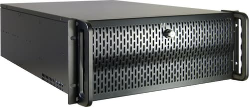 Inter-tech 4u4129l 19 tommer 4u Rack Metallic, Sølv billede