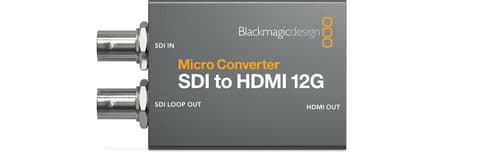 Blackmagic Micro Converter SDI to HDMI 12G - 12G-SDI til HDMI-video og audio-omformer