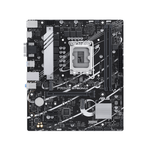 Asus Prime B760m-k Intel B760 Lga 1700 Micro Atx Lga 1700 Micro-atx Bundkort