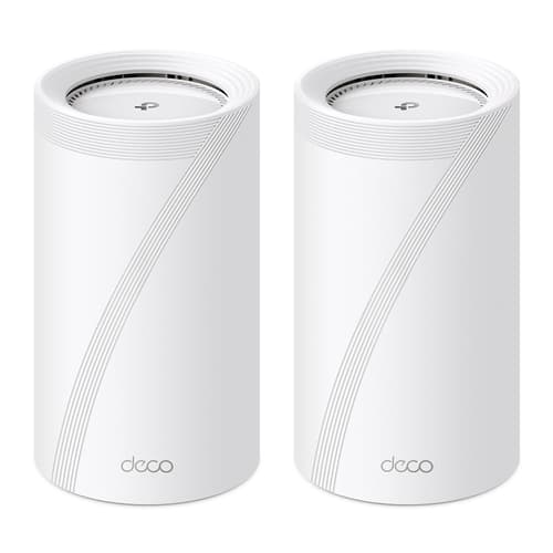 TP-Link Deco BE85 BE19000 Tri-Band Whole Home Mesh (2-Pack) - Mesh router 802.11a/b/g/n/ac/ax/be (Wi-Fi 7)