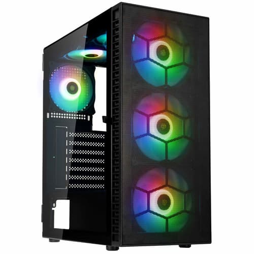 Kolink Observatory Hf Mesh Argb Midi Tower Noir, Svart