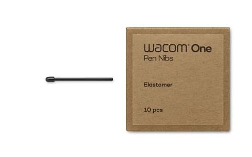 Wacom - Digital pennespids - elastomer - sort (pakke med 10) - for P/N: CP92303B2Z