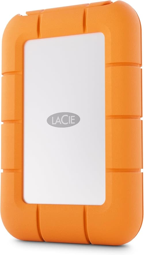 Lacie Mini Rugged Ssd 2tb Usb-c Harmaa, Oranssi