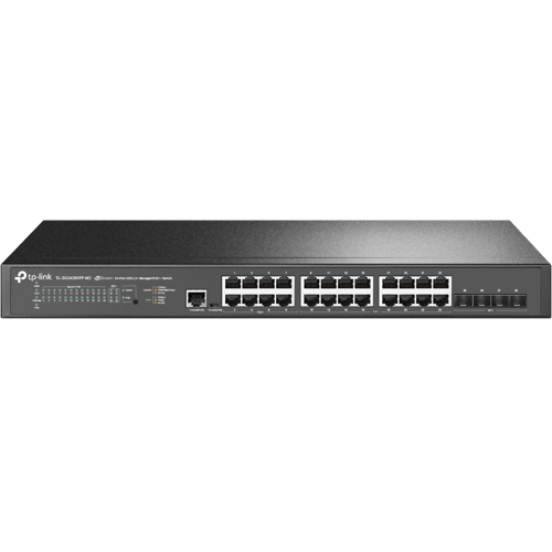 Tp-link Jetstream Tl-sg3428xpp-m2 Nätverksswitchar Hanterad L2+ 2.5g Ethernet (100/1000/2500) Strömförsörjning Via Ethernet (poe) Stöd 1u Svart
