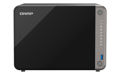 Qnap Ts-ai642-8g Nas & Lagringsserver Tower Arm Cortex-a76 8 Gb Sort billede