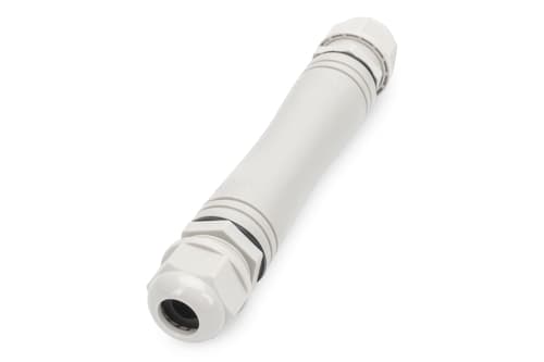 Digitus Dn-95129 Netværk Forlænger Netværkssender Hvid 10, 100 Mbit/s billede