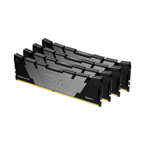 Kingston Fury Renegade Black 128gb 3600mt/s Ddr4 288-pin Dimm billede