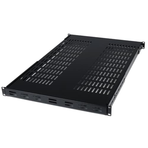Startech 1u Adjustable Mount Depth Vented Rack Mount Shelf 175lbs/80kg billede