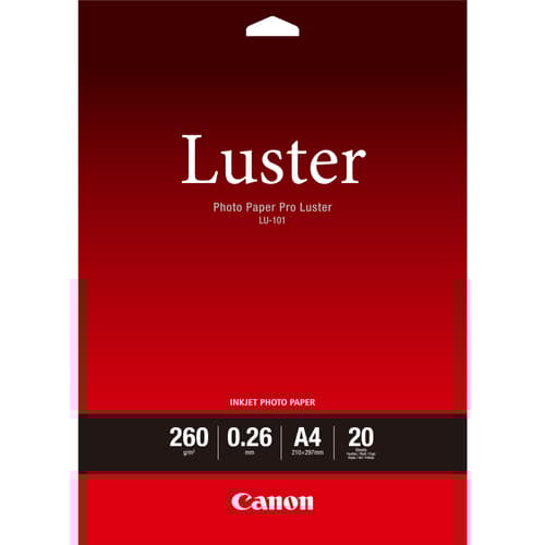 Canon Paper Photo Luster Lu-101 A4 20 Sheets 260g