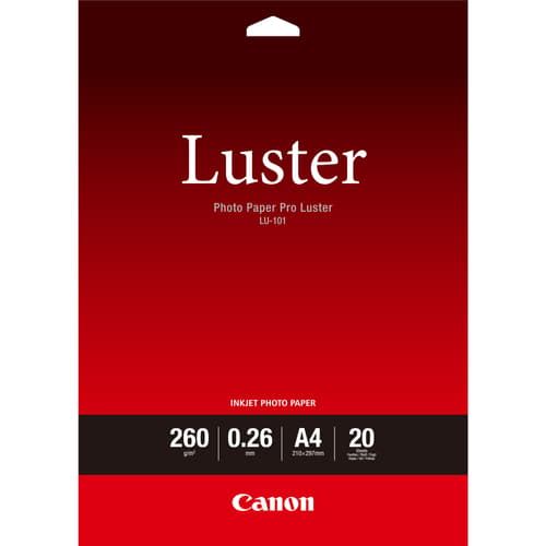 Canon Papper Photo Luster Lu-101 A4 20 Ark 260g