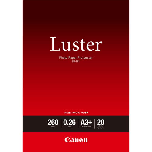 Canon Paper Photo Luster A3+ Lu-101 20 Sheets 260g