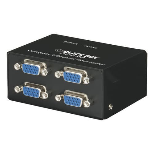 Black Box Compact Vga Video Splitter - 4-port